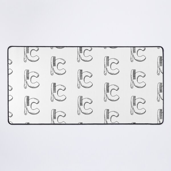 Item preview, Illustration of a Comb Beside Letter C designed and sold by rasagamastore.