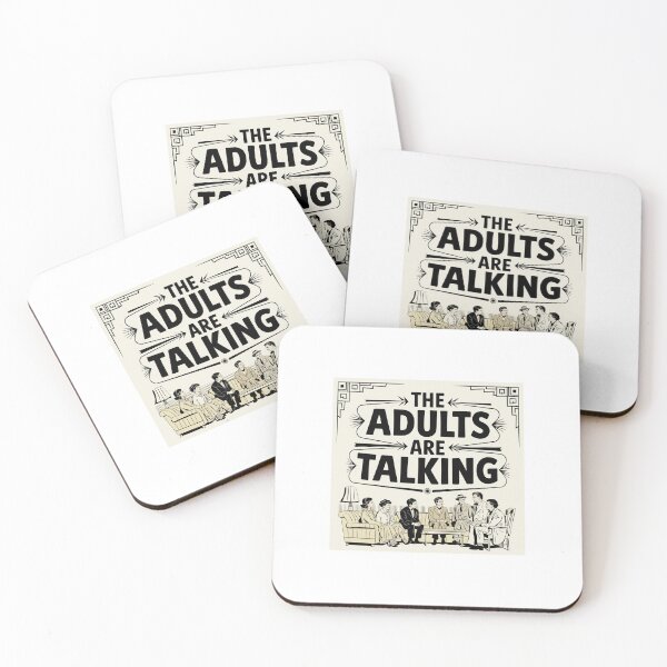 Item preview, Rock 2024 - The Adults are Talking designed and sold by SentientGallery.