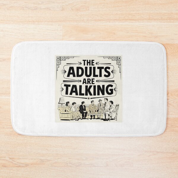 Item preview, Rock 2024 - The Adults are Talking designed and sold by SentientGallery.