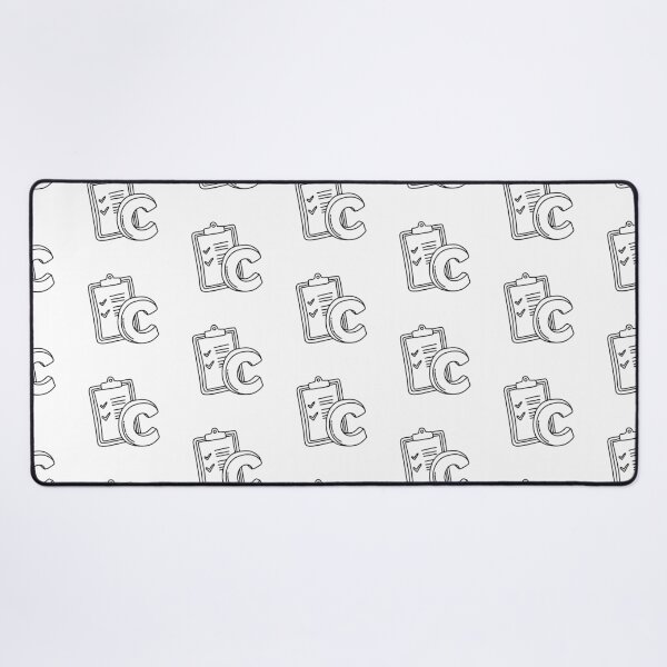 Item preview, Illustration of a Clipboard Beside Letter C designed and sold by rasagamastore.