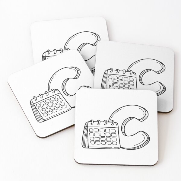 Item preview, Illustration of a Calendar Beside Letter C designed and sold by rasagamastore.