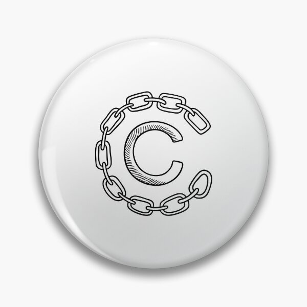 Item preview, Illustration of a Letter C with Chain Beside designed and sold by rasagamastore.