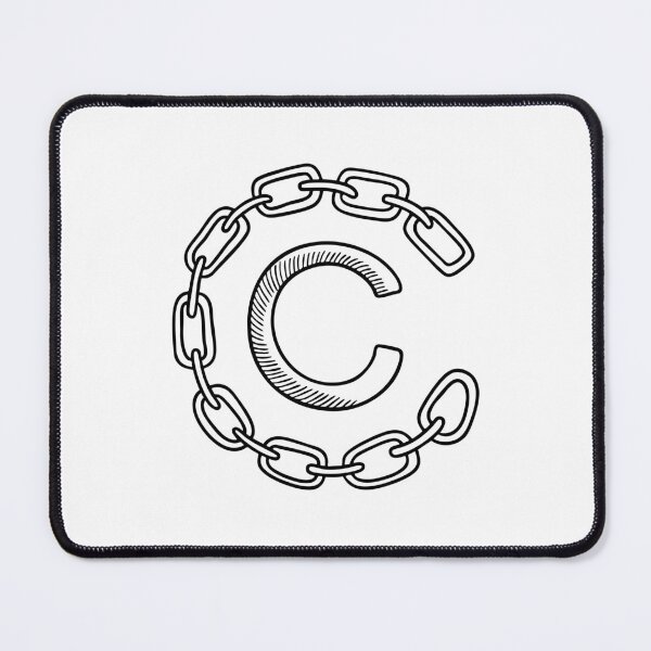 Item preview, Illustration of a Letter C with Chain Beside designed and sold by rasagamastore.