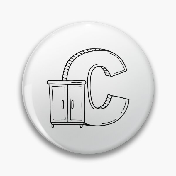 Item preview, Illustration of a Cupboard Beside Letter C designed and sold by rasagamastore.