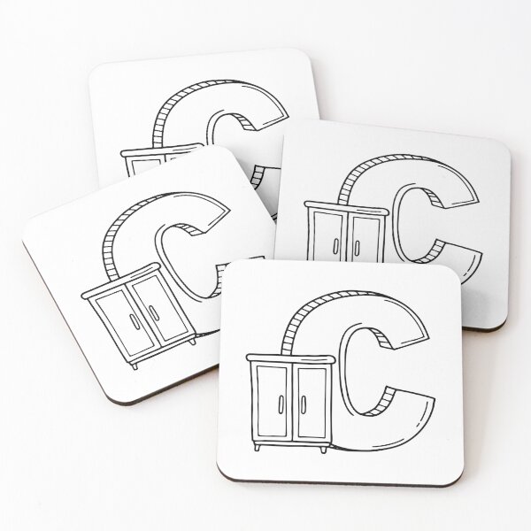 Item preview, Illustration of a Cupboard Beside Letter C designed and sold by rasagamastore.