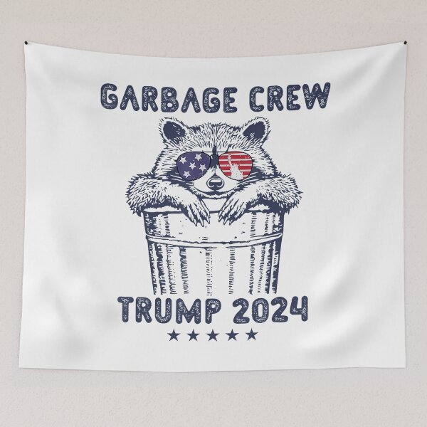 Item preview, Garbage Crew Vote 2024 Funny Republican Raccoon designed and sold by NetlandWewerka.