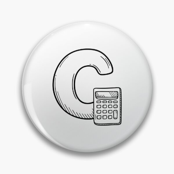 Item preview, Illustration of a Calculator Beside Letter C designed and sold by rasagamastore.