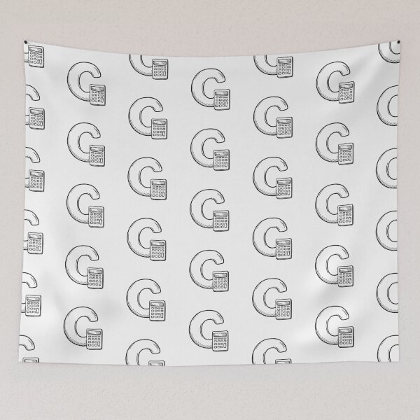 Item preview, Illustration of a Calculator Beside Letter C designed and sold by rasagamastore.