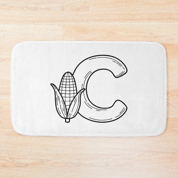 Item preview, Illustration of Corn Beside Letter C designed and sold by rasagamastore.