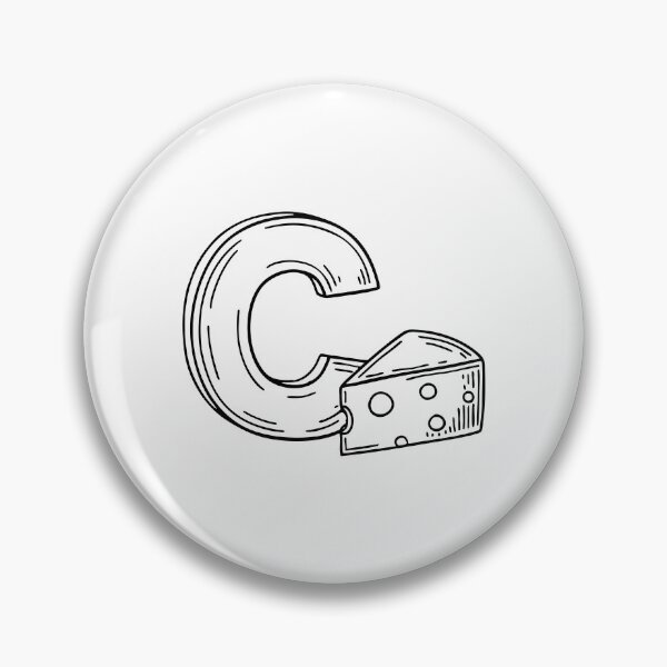 Item preview, Illustration of Cheese Beside Letter C designed and sold by rasagamastore.