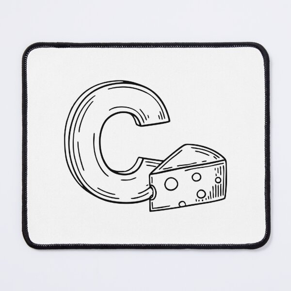 Item preview, Illustration of Cheese Beside Letter C designed and sold by rasagamastore.