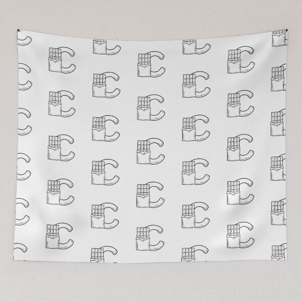 Item preview, Illustration of a Chocolate Bar Beside Letter C designed and sold by rasagamastore.