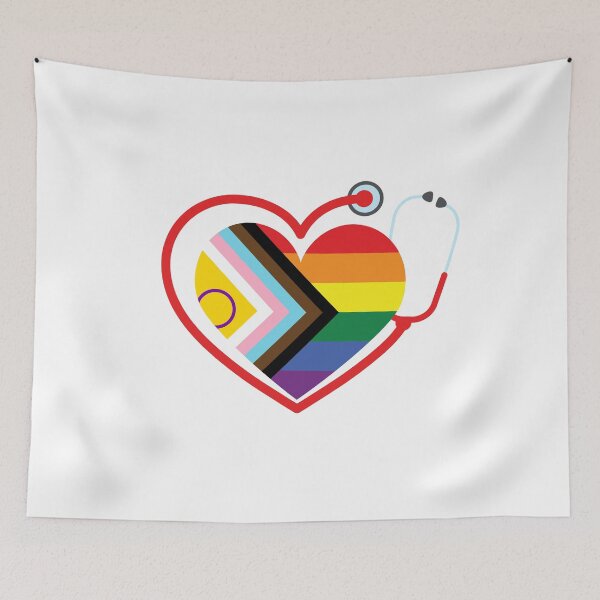 Item preview, LGBTQ Doctor Nurse Medical Clinic Pride Month designed and sold by 365 Things.co.