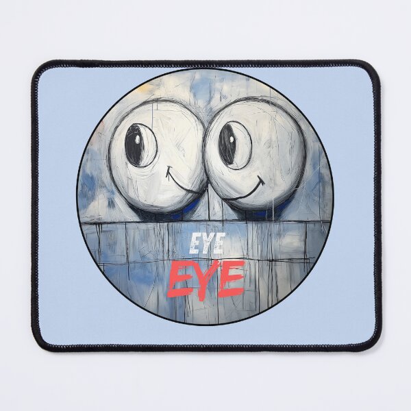 Item preview, "Eye Eye" character design with humour. designed and sold by Shoot-The-Moon.