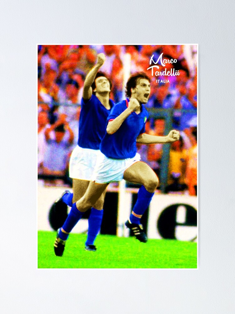 Marco Tardelli Legendar Juventus Italia Italien Fussball Star Super Cool Poster Poster Von Westox Redbubble