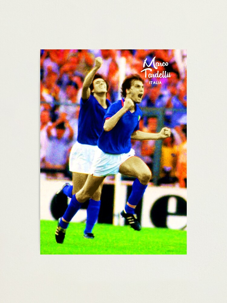 MARCO TARDELLI LEGENDARY JUVENTUS ITALIA ITALY FOOTBALL STAR SUPER COOL  POSTER Photographic Print for Sale by westox