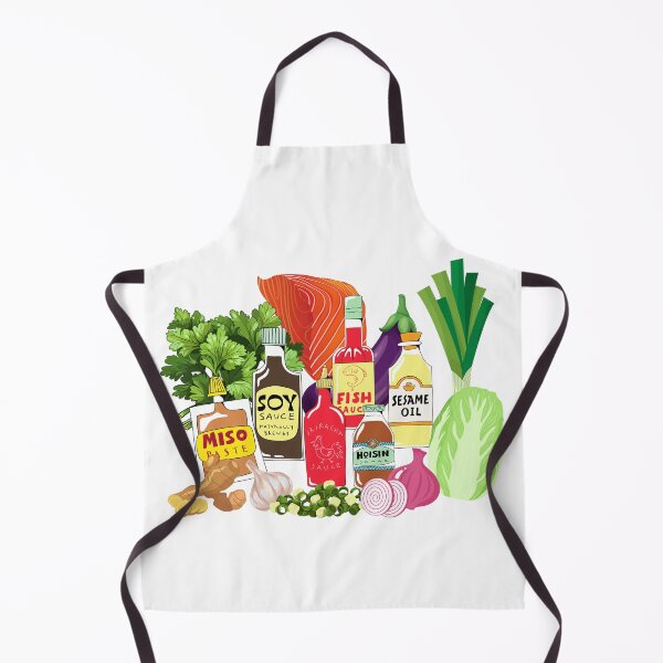 Item preview, Asian Sauces and Ingredients Pattern | Foodie Design designed and sold by TasteOk.