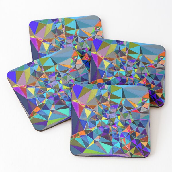 Item preview, Abstract Multicolored Scattered Fractal Pop 19 designed and sold by SXW Designs.