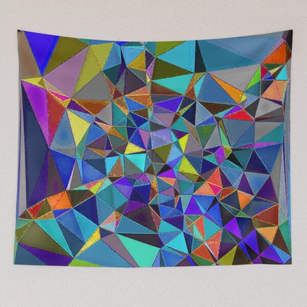 Item preview, Abstract Multicolored Scattered Fractal Pop 19 designed and sold by SXW Designs.