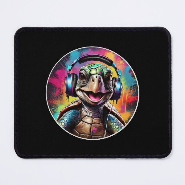 Item preview, Funny Turtle in Headphones, designed and sold by Boxing Kangaroo Retail Company.