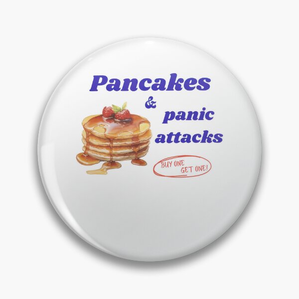 Item preview, Pancakes And Panic Attacks Attacks Breakfast designed and sold by spirorinin.