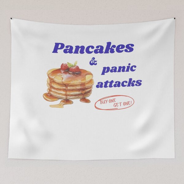 Item preview, Pancakes And Panic Attacks Attacks Breakfast designed and sold by spirorinin.