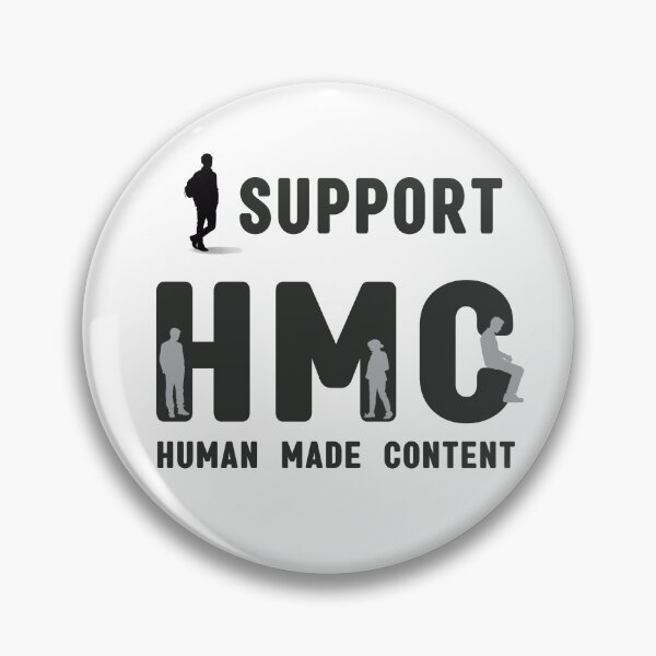 Item preview, I Support Human Made Content designed and sold by 3Brew-Designs.