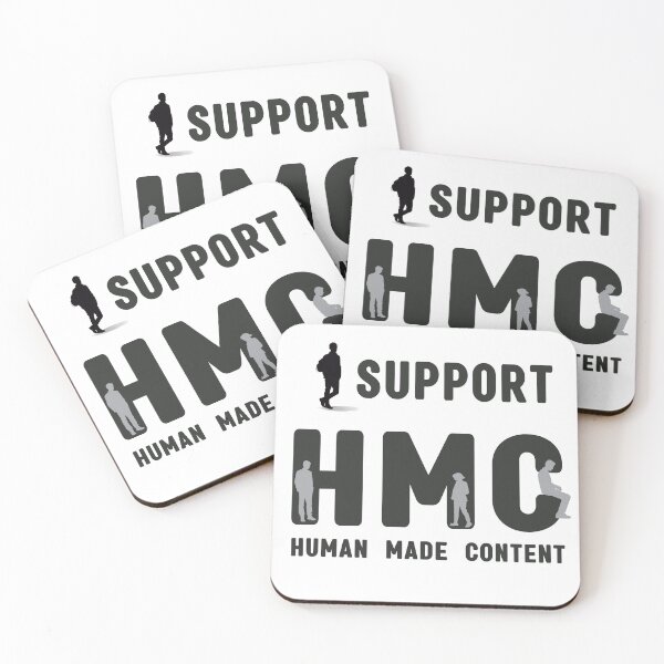 Item preview, I Support Human Made Content designed and sold by 3Brew-Designs.