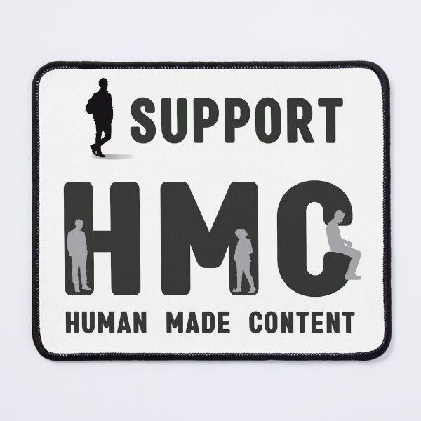 Item preview, I Support Human Made Content designed and sold by 3Brew-Designs.