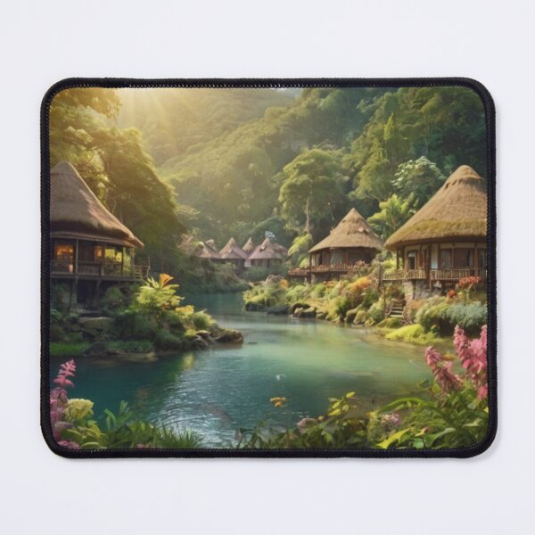 Artikelvorschau, Magical Village by the Forest River entworfen und verkauft von BlareBlare.