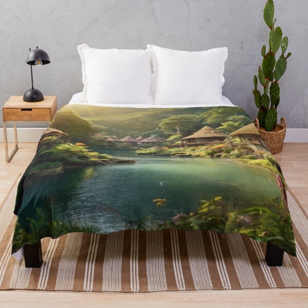 Item preview, Magical Village by the Forest River designed and sold by BlareBlare.