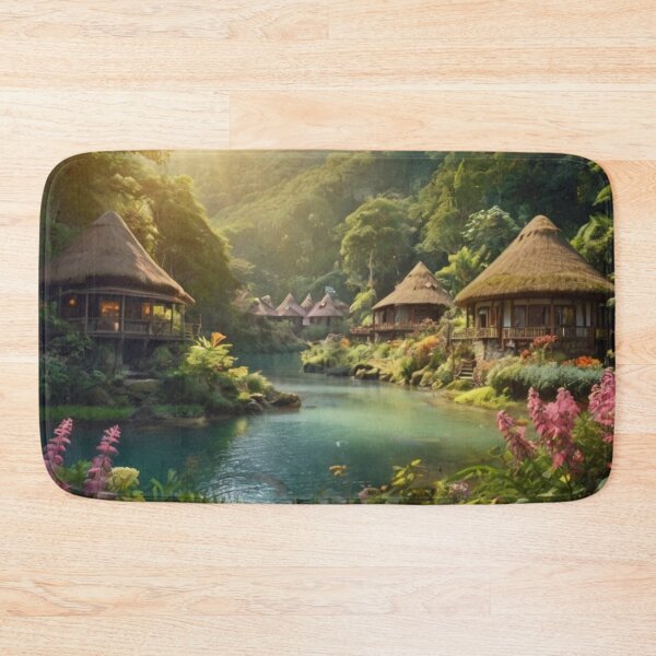 Item preview, Magical Village by the Forest River designed and sold by BlareBlare.