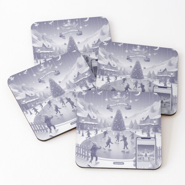 Item preview, Magical Winter Wonderland: Ice Skating Christmas Celebration designed and sold by choder61.