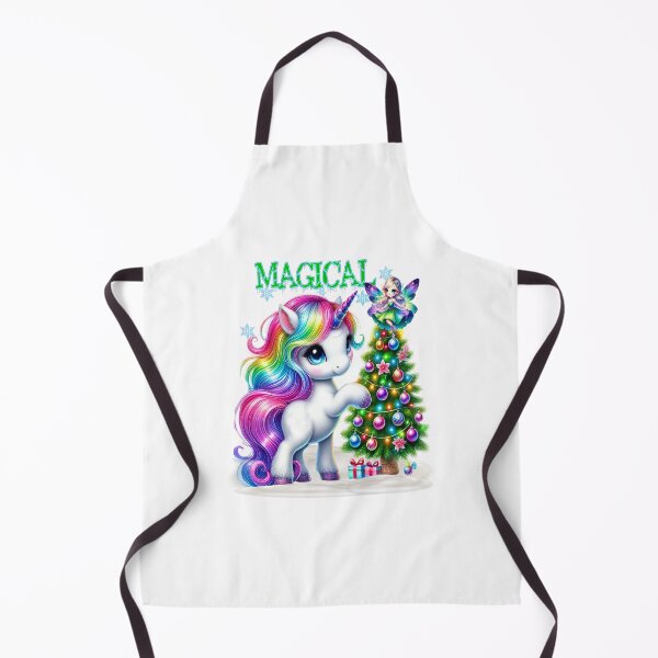 Item preview, Magical christmas unicorn with a fairy and a christmas tree designed and sold by LoneAngel.