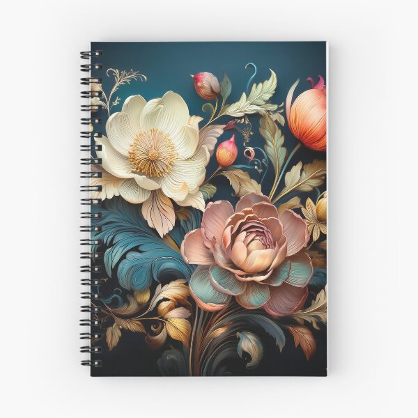 Item preview, A vibrant and intricate floral design .  designed and sold by HEMRO.