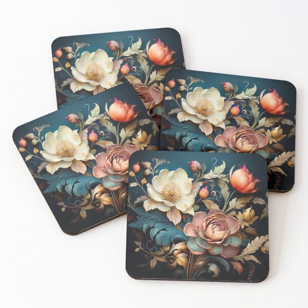 Item preview, A vibrant and intricate floral design .  designed and sold by HEMRO.