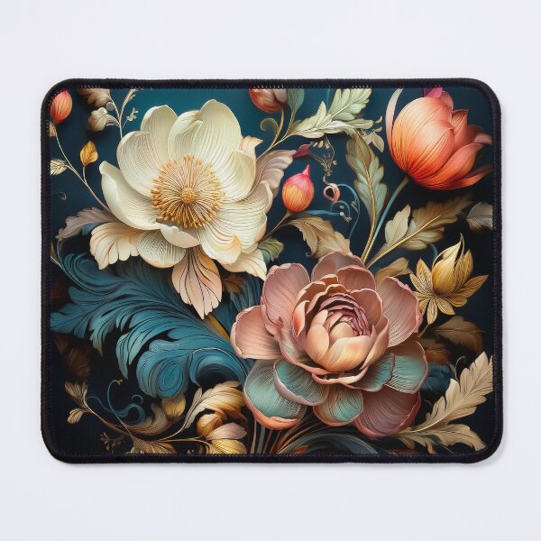Item preview, A vibrant and intricate floral design .  designed and sold by HEMRO.