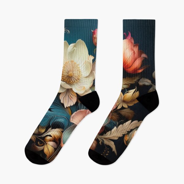 Item preview, A vibrant and intricate floral design .  designed and sold by HEMRO.