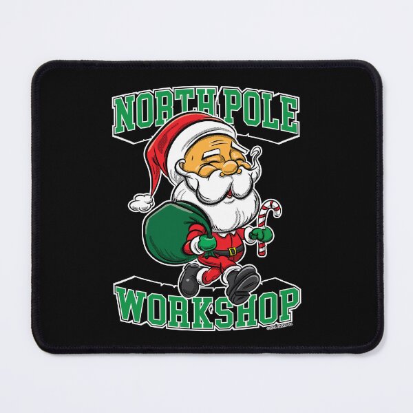 Item preview, North Pole Workshop with Santa designed and sold by eShirtLabs.
