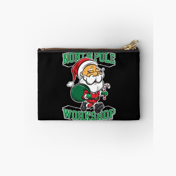 Item preview, North Pole Workshop with Santa designed and sold by eShirtLabs.