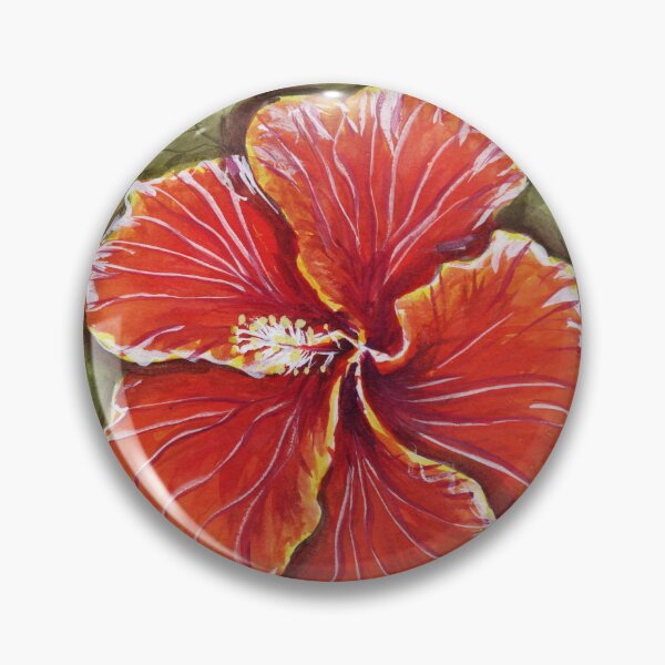 Item preview, ~ Red Hibiscus ~ designed and sold by MyPerkyPrints.