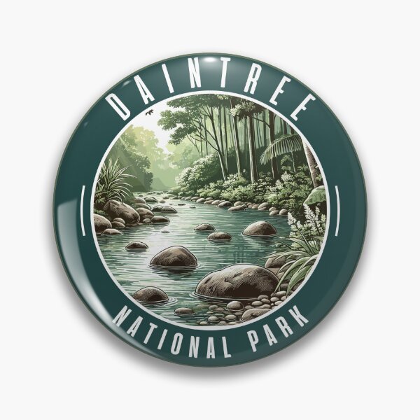 Item preview, Daintree National Park Retro Skyline designed and sold by MaateoDesign.