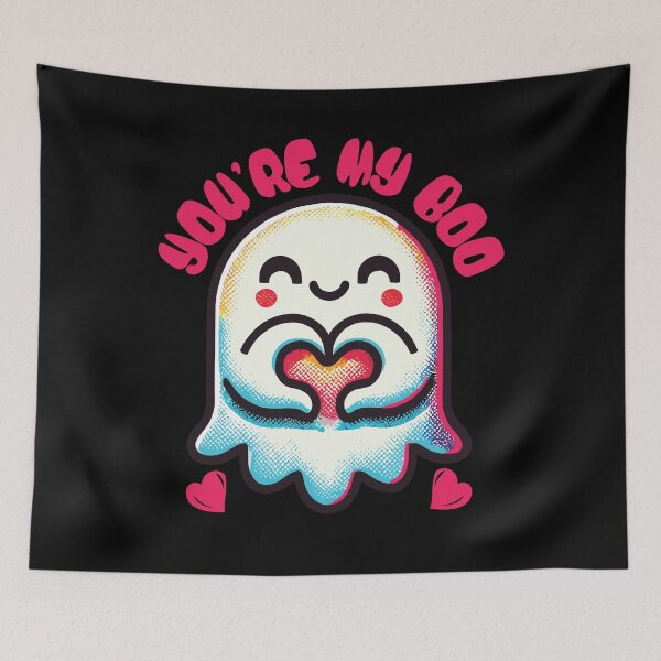Item preview, Sweet Ghost Motif You're My Boo designed and sold by LuminOrb.