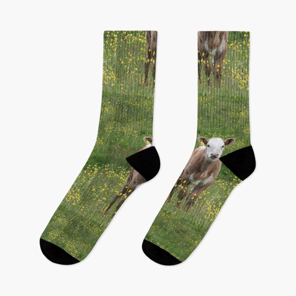 Item preview, Calf in a Field designed and sold by pinkal.