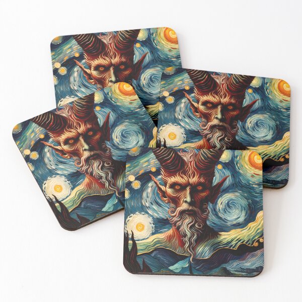 Item preview, The Devil of the Swirling Night designed and sold by ArtPrintsUSA.