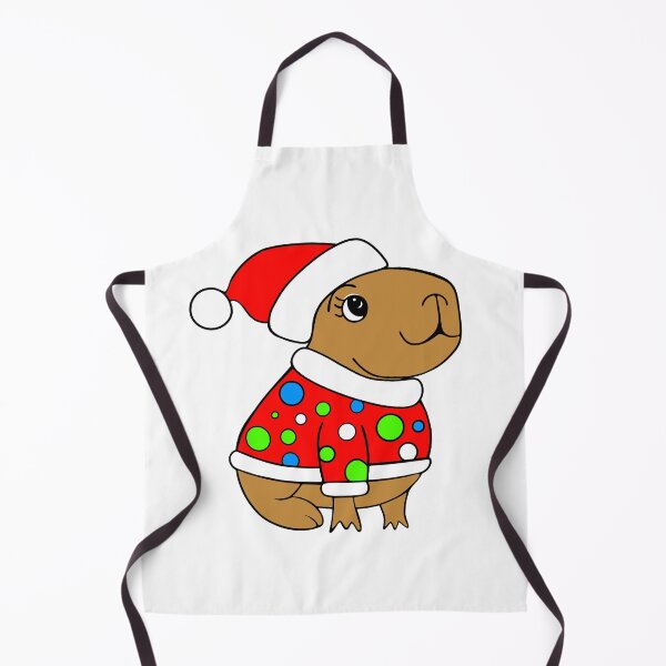 Item preview, Capybara Holiday Christmas designed and sold by Sartoris Art.
