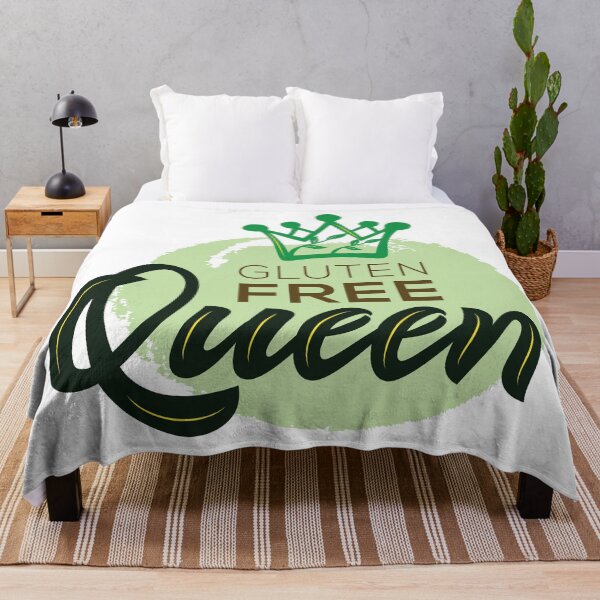 Item preview, "Gluten-Free Queen" t-shirt design designed and sold by MyGluteesFree77.
