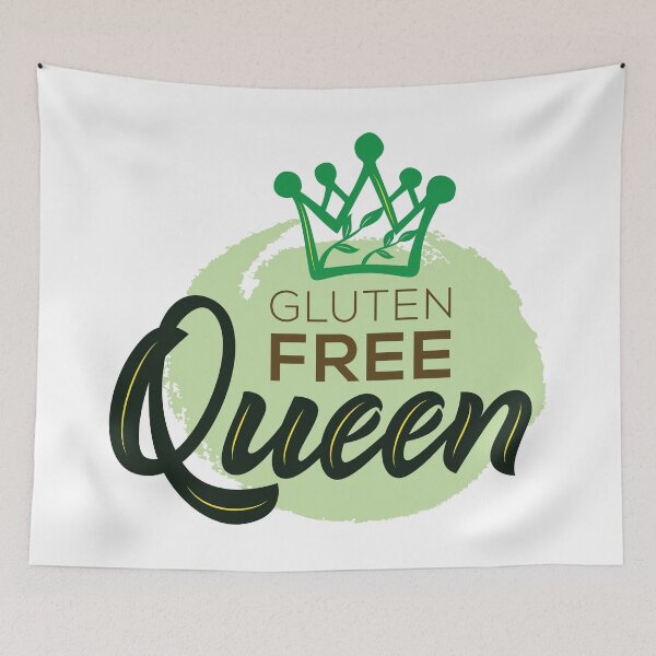 Item preview, "Gluten-Free Queen" t-shirt design designed and sold by MyGluteesFree77.
