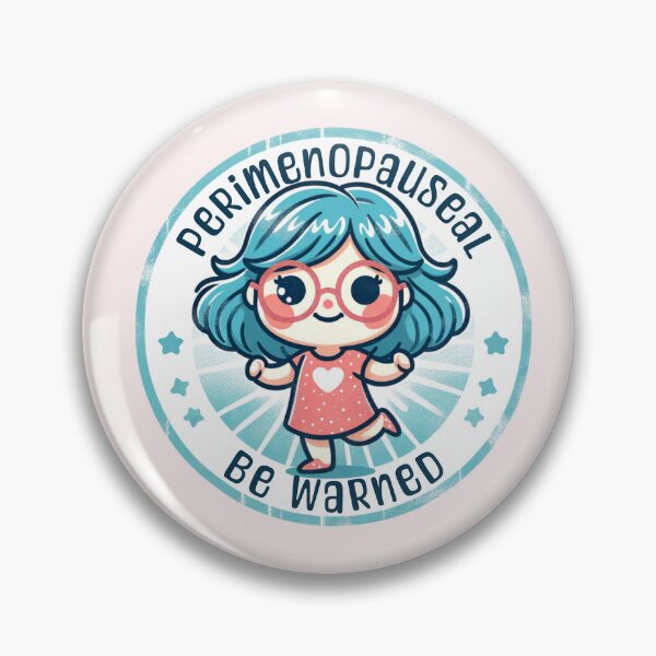 Item preview, Happy Perimenopausal Be Warned designed and sold by BassHeadMomma.