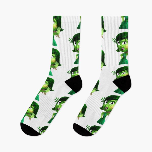 Item preview, Low Poly Green Character with Disgusted Expression in Geometric Art Style designed and sold by OrangePoly.